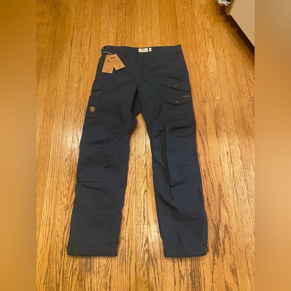 NWT Fjallraven Vidda Pro Trousers G1000 Mountain Blue Sz Women’s 12  Inseam 32 - Picture 2 of 15